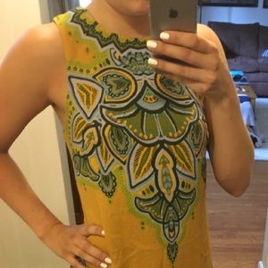 Urban Outfitters Mini Shift Dress w/ Keyhole Back